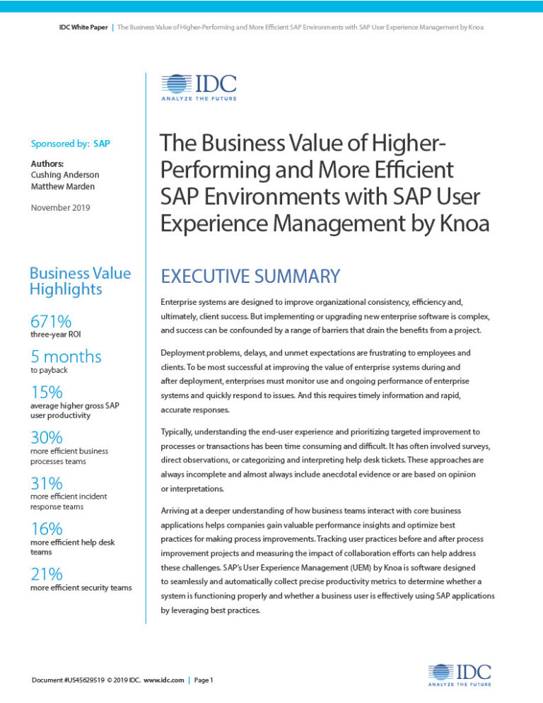 Knoa Task Mining for SAP Signavio